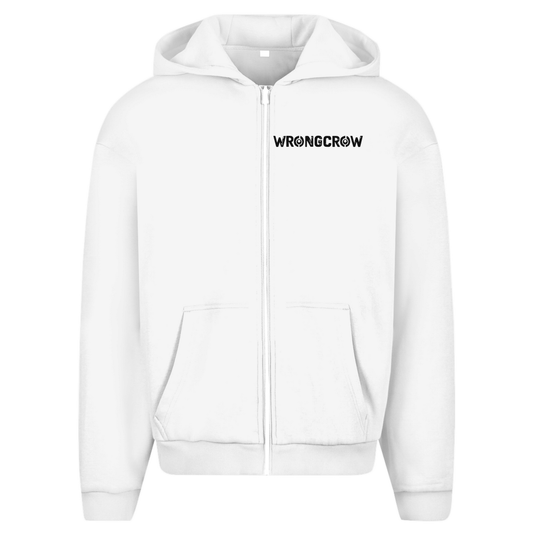 Oversize Zipper Wrongcrow - White / S - Clothes