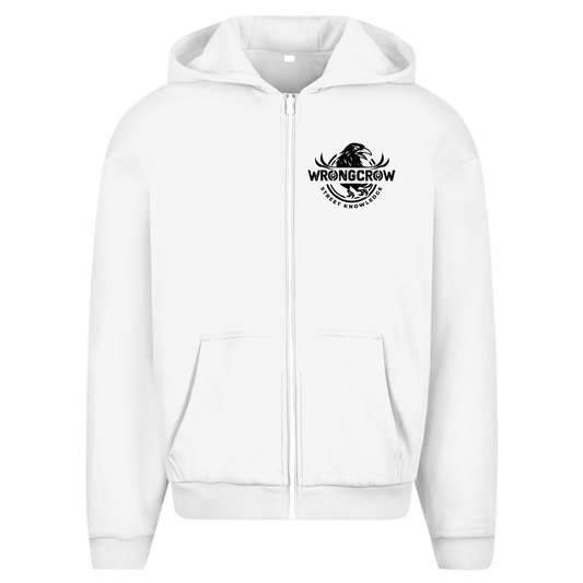 Oversize Zipper Wrongcrow - White / S - Clothes