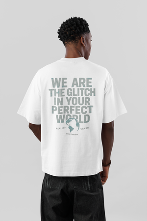 The Glitch Tee Oversize Streetwear Wrongcrow 