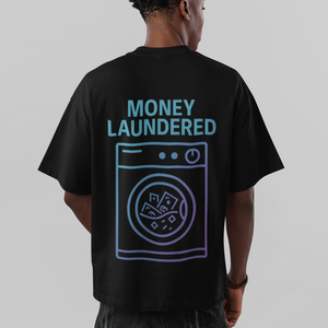 Money Laundered Streetwear Oversized Tee