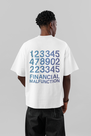 Financial Malfunction Streetwear Oversized Tee