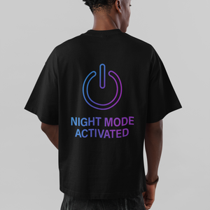 Night Mode Activated Streetwear Oversized Tee