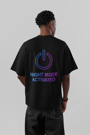 Night Mode Activated Streetwear Oversized Tee