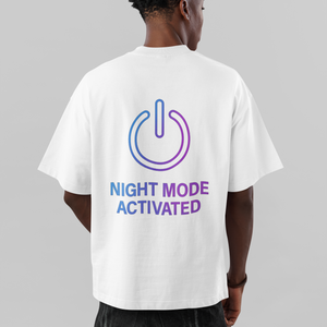 Night Mode Activated Streetwear Oversized Tee