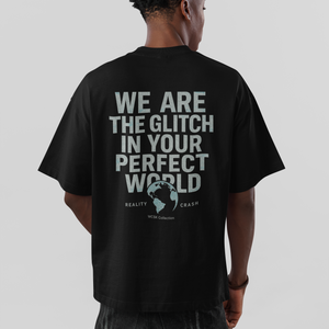 The Glitch Tee Oversize Streetwear Wrongcrow 