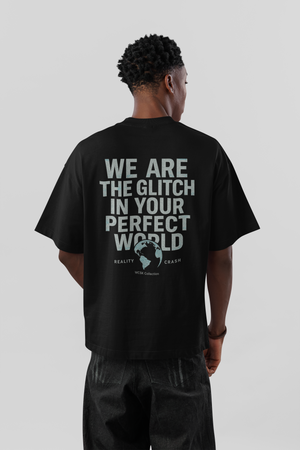 The Glitch Tee Oversize Streetwear Wrongcrow 