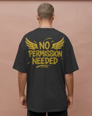 „No Permission Needed Typo“ Tee