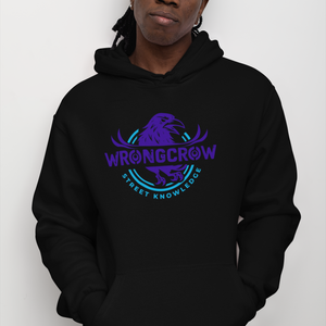 Wrongcrow  Hoodie  Original Street Knowledge Print
