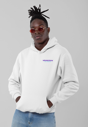 Wrongcrow Hoodie Dezenter Street Knowledge Print