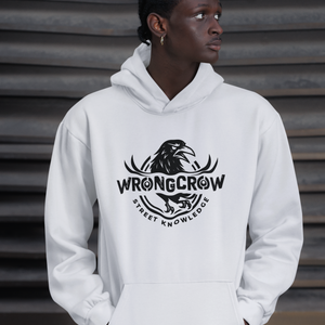 Wrongcrow  Hoodie  Original Street Knowledge Print