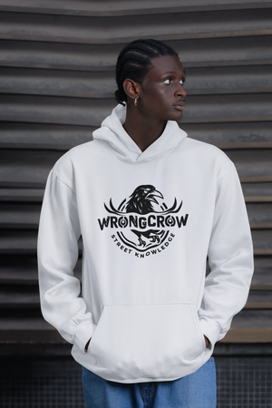 Wrongcrow  Hoodie  Original Street Knowledge Print