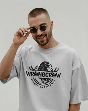 Wrongcrow  Original Street Knowledge Print Premium Urban Tee