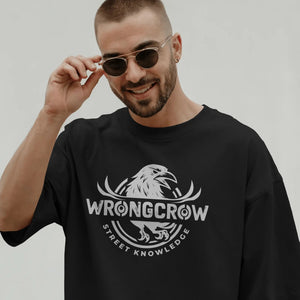Wrongcrow  Original Street Knowledge Print Premium Urban Tee