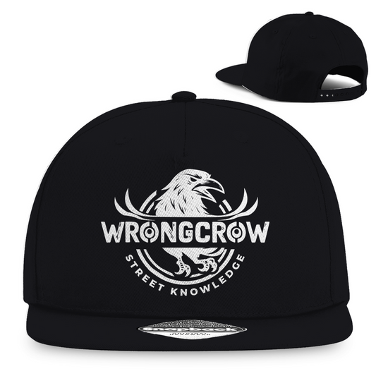 Snapback Rapper Cap Wrongcrow - Black - Accessories