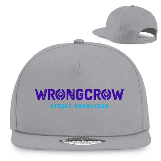 Snapback Rapper Cap Wrongcrow - Light Grey - Accessories