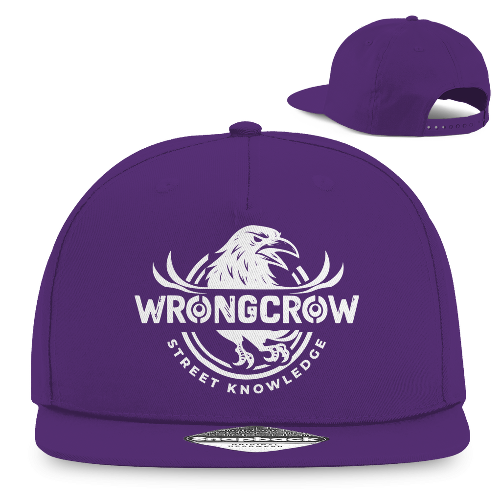 Snapback Rapper Cap Wrongcrow - Purple - Accessories