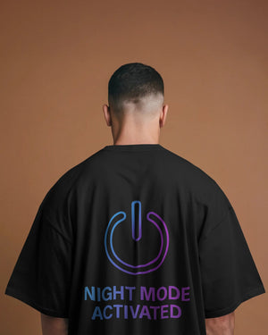 Night Mode Activated Streetwear Oversized Tee