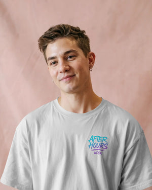 After Hours Chestprint Streetwear Oversized Tee