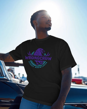 Wrongcrow  Original Street Knowledge Print Premium Tee