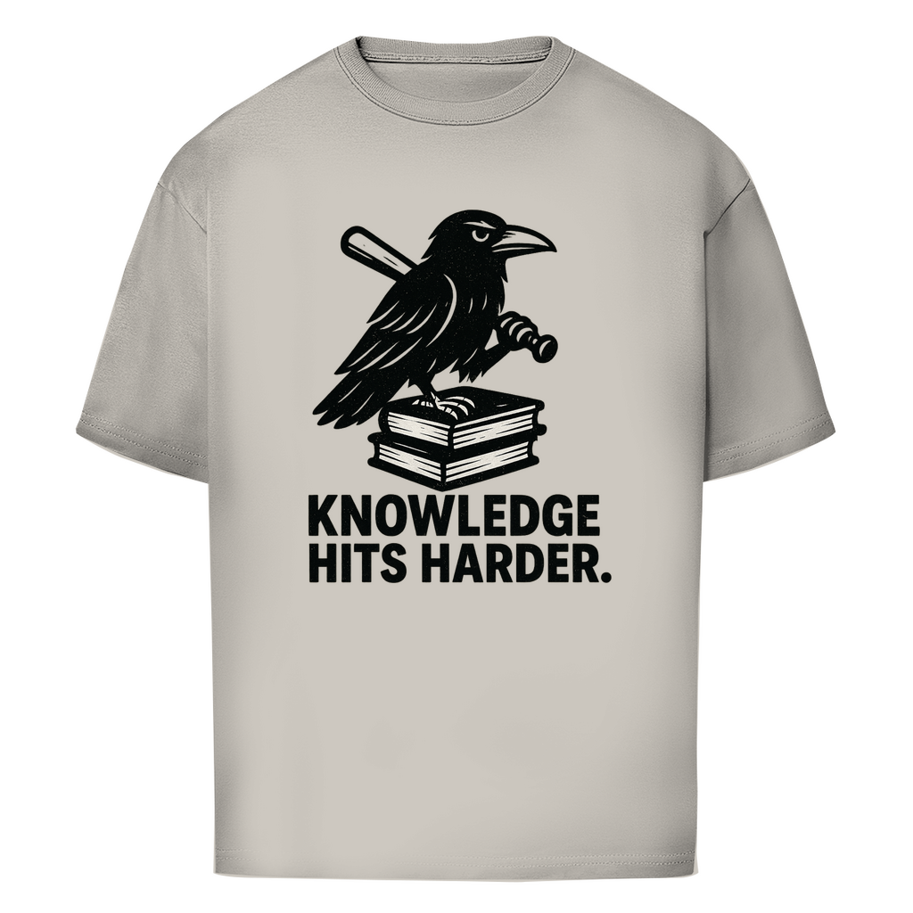 T-Shirt Street Knowledge Limited - Grey / S - Clothes
