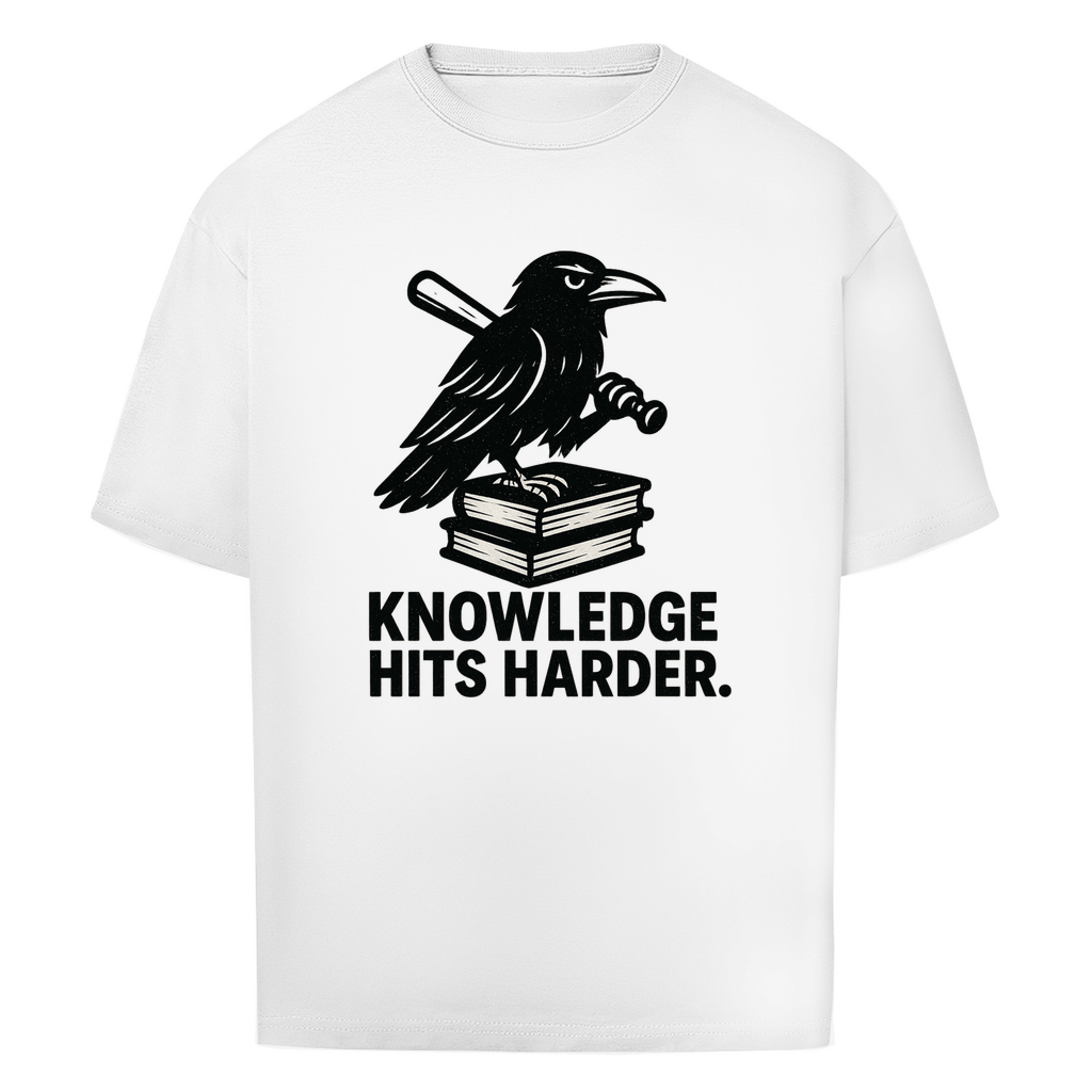 T-Shirt Street Knowledge Limited - White / S - Clothes