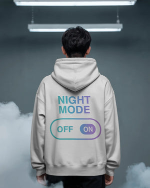 Night Mode On Streetwear Oversized Hoodie